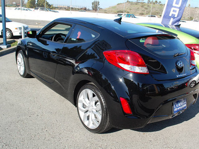 hyundai veloster 2012 black coupe gasoline 4 cylinders front wheel drive automatic 94010