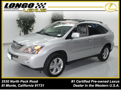 lexus rx 400h 2008 silver suv hybrid 6 cylinders all whee drive automatic 91731