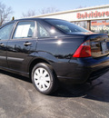 ford focus 2005 black sedan zx4 gasoline 4 cylinders front wheel drive automatic 61008