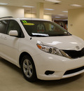 toyota sienna 2011 white van le 8 passenger gasoline 6 cylinders front wheel drive automatic 27707