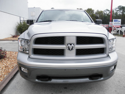 ram ram pickup 1500 2011 silver pickup truck outdoorsman flex fuel 8 cylinders 2 wheel drive automatic 34731