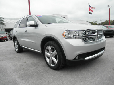 dodge durango 2011 silver suv citadel gasoline 8 cylinders rear wheel drive automatic 34731