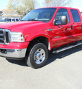 ford f 250 super duty 2006 red xlt diesel 8 cylinders 4 wheel drive automatic 95678