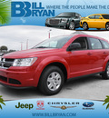dodge journey 2012 red american value package gasoline 4 cylinders front wheel drive automatic 34731