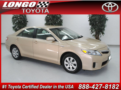 toyota camry hybrid 2010 tan sedan hybrid 4 cylinders front wheel drive automatic 91731