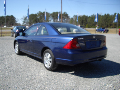 honda civic 2003 blue coupe ex gasoline 4 cylinders sohc front wheel drive automatic 27569