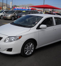 toyota corolla 2010 white sedan gasoline 4 cylinders front wheel drive automatic 79925