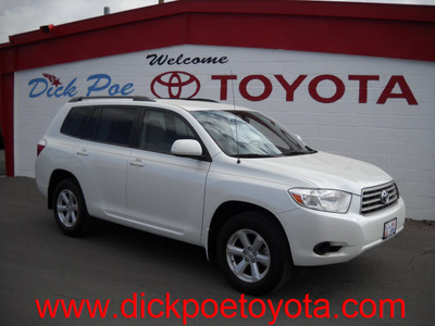 toyota highlander 2010 white suv gasoline 6 cylinders front wheel drive automatic 79925