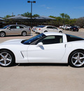 chevrolet corvette 2011 white coupe gasoline 8 cylinders rear wheel drive automatic 76087