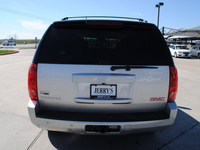 gmc yukon 2011 silver suv slt flex fuel 8 cylinders 4 wheel drive automatic 76087