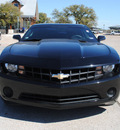 chevrolet camaro 2011 black coupe gasoline 6 cylinders rear wheel drive automatic 76087