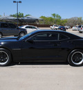 chevrolet camaro 2011 black coupe gasoline 6 cylinders rear wheel drive automatic 76087