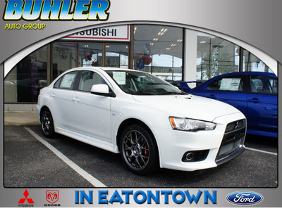 mitsubishi lancer evolution 2012 white sedan mr gasoline 4 cylinders all whee drive automatic 07724