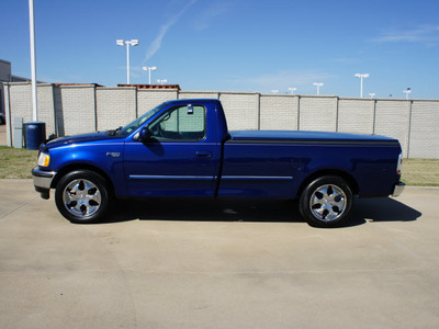 ford f 150 1997 blue pickup truck xlt gasoline v8 rear wheel drive automatic with overdrive 76108