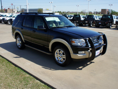 ford explorer 2010 black suv eddie bauer gasoline 6 cylinders 2 wheel drive automatic with overdrive 76108