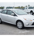 ford focus 2012 silver hatchback se gasoline 4 cylinders front wheel drive automatic 77388