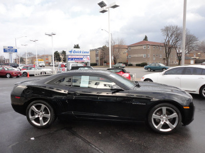 chevrolet camaro 2010 black coupe rs gasoline 6 cylinders rear wheel drive automatic with overdrive 60546