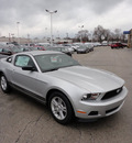 ford mustang 2012 silver coupe gasoline 6 cylinders rear wheel drive automatic with overdrive 60546