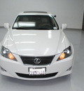 lexus is 350 2006 white sedan gasoline 6 cylinders rear wheel drive automatic 91731