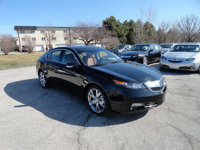 acura tl 2012 black sedan advance sh awd gasoline 6 cylinders all whee drive automatic with overdrive 60462