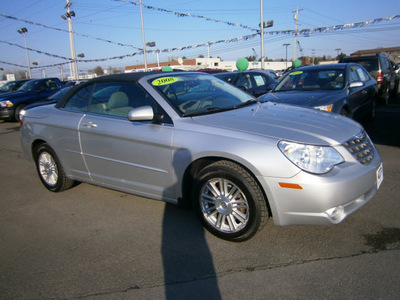 chrysler sebring 2008 silver touring flex fuel 6 cylinders front wheel drive automatic 13502