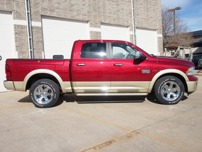 ram ram pickup 1500 2012 dk  red laramie longhorn gasoline 8 cylinders 4 wheel drive automatic 80301