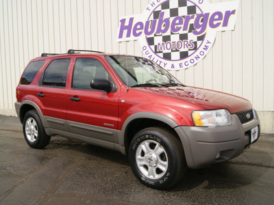 ford escape 2001 toreador red suv xlt gasoline 6 cylinders 4 wheel drive automatic 80905