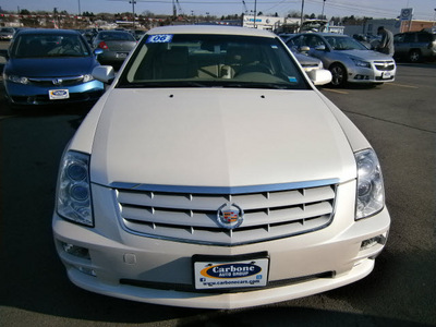 cadillac sts 2006 white sedan gasoline 6 cylinders automatic 13502