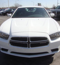 dodge charger 2011 white sedan gasoline 6 cylinders rear wheel drive automatic 60443