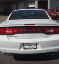 dodge charger 2011 white sedan gasoline 6 cylinders rear wheel drive automatic 60443