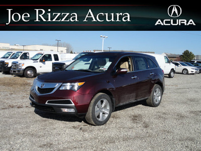 acura mdx 2012 dk  red suv awd gasoline 6 cylinders all whee drive automatic with overdrive 60462