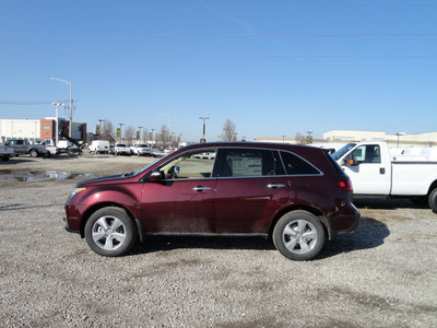 acura mdx 2012 dk  red suv awd gasoline 6 cylinders all whee drive automatic with overdrive 60462