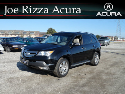 acura mdx 2007 black suv tech awd gasoline 6 cylinders all whee drive automatic with overdrive 60462