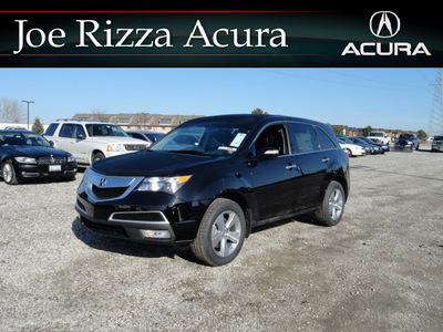 acura mdx 2012 black suv tech awd gasoline 6 cylinders all whee drive automatic with overdrive 60462