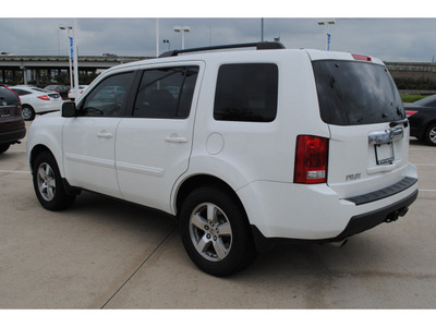 honda pilot 2009 white suv ex l w dvd gasoline 6 cylinders front wheel drive automatic with overdrive 77065
