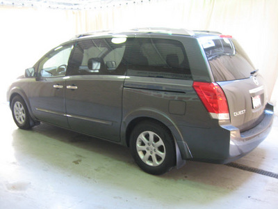 nissan quest 2007 gray van 3 5 sl gasoline 6 cylinders front wheel drive automatic 44883