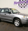 subaru forester 2007 silver suv 2 5 x gasoline 4 cylinders all whee drive automatic 80905