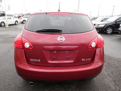 nissan rogue 2009 red suv gasoline 4 cylinders all whee drive automatic 19153
