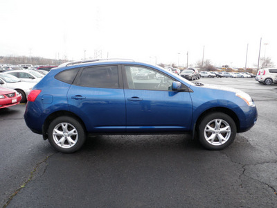nissan rogue 2009 blue suv gasoline 4 cylinders all whee drive automatic 19153