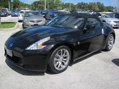 nissan 370z 2012 black roadster touring gasoline 6 cylinders rear wheel drive automatic 33884