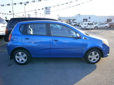 chevrolet aveo5 2009 blue hatchback gasoline 4 cylinders front wheel drive automatic 13502