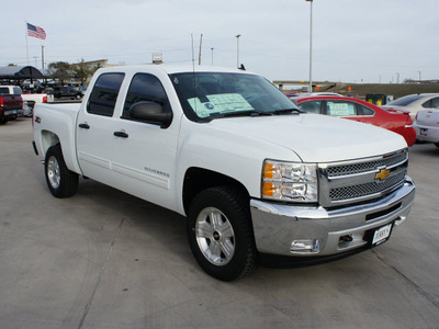 chevrolet silverado 1500 2012 summ white lt flex fuel 8 cylinders 4 wheel drive automatic 76087