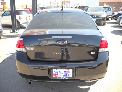 ford focus 2008 black sedan gasoline 4 cylinders front wheel drive automatic 79925