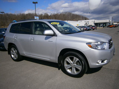 toyota highlander 2008 silver suv gasoline 6 cylinders all whee drive automatic 13502