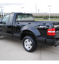 ford f 150 2007 black pickup truck stx gasoline 6 cylinders rear wheel drive automatic with overdrive 77065