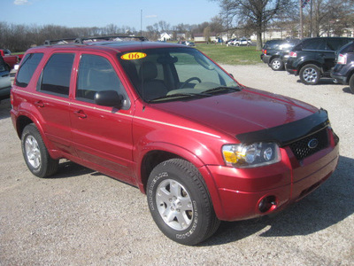 ford escape 2006 dk  red suv limited gasoline 6 cylinders all whee drive automatic with overdrive 62863