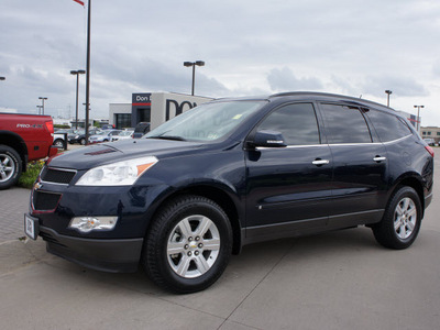 chevrolet traverse 2010 dk  blue suv lt gasoline 6 cylinders front wheel drive automatic 76018