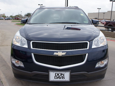 chevrolet traverse 2010 dk  blue suv lt gasoline 6 cylinders front wheel drive automatic 76018