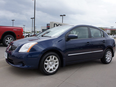 nissan sentra 2011 dk  blue sedan gasoline 4 cylinders front wheel drive automatic with overdrive 76018