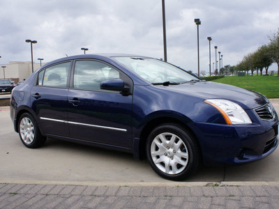 nissan sentra 2011 dk  blue sedan gasoline 4 cylinders front wheel drive automatic with overdrive 76018